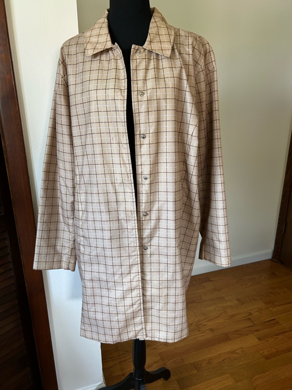 Plaid Raincoat